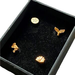 {Thom Olson} Summertime Beach Theme Stud Earring Set